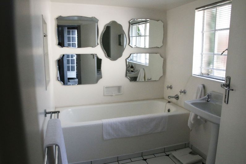 Jazzy budget self-catering bathroom shower in Parktown North | Acorns on 8th