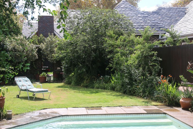 Lush indigenous garden at Acorns on 8th self-catering accommodation in Johannesburg | Acorns on 8th